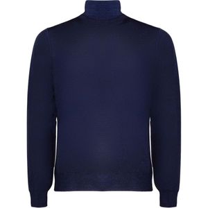 Fedeli, Heren, Truien, Blauw, Maat: XL Wol,