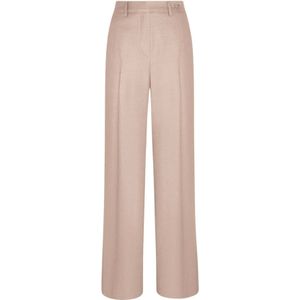 Kiton, Dames, Broeken, Bruin, Maat: M Zijde,