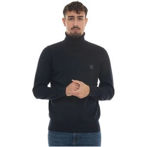 Hugo, Heren, Truien, Blauw, Maat: M Katoen,