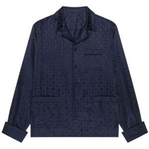 Givenchy, Heren, Jassen, Blauw, Maat: L Zijde,