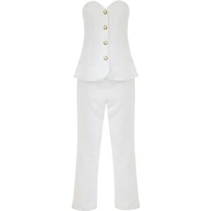 Kocca, Dames, Jumpsuits & Playsuits, Wit, Maat: L