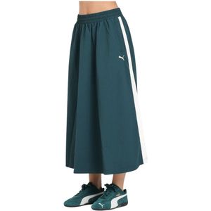 Puma - T7 - Midi Rok - Relaxed Fit - 100% Gerecycled Nylon