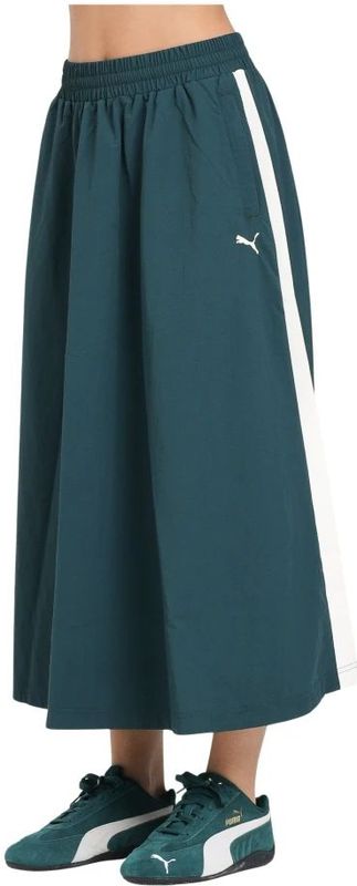 Puma - T7 - Midi Rok - Relaxed Fit - 100% Gerecycled Nylon