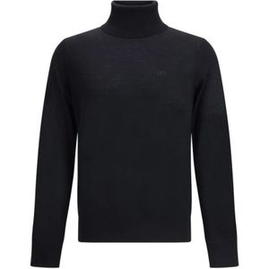 Dsquared2, Heren, Truien, Zwart, Maat: XL Wol,