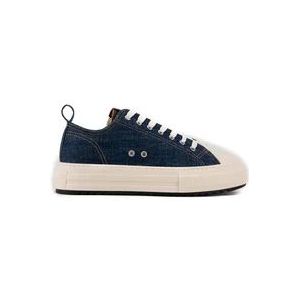 Dsquared2 Denim Sneakers voor Heren , Blue , Heren , Maat: 39 EU