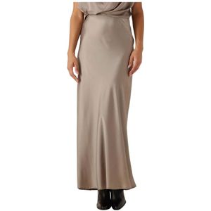 Bruuns Bazaar, Dames, Rokken, Grijs, Maat: S Poliester,