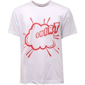 Comme des Garçons, Heren, Tops, Wit, Maat: L