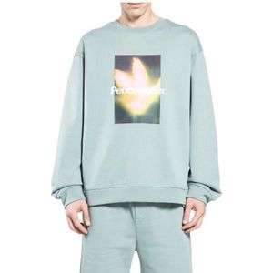 Oamc, Heren, Sweatshirts & Hoodies, Groen, Maat: XS Jersey,