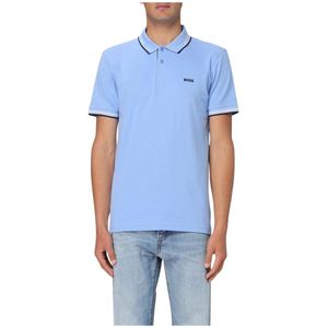 Hugo, Heren, Tops, Blauw, Maat: S