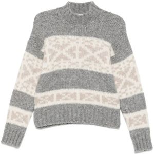 Peserico, Dames, Truien, Grijs, Maat: XS