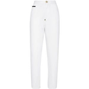 Philipp Plein, Dames, Jeans, Wit, Maat: W29