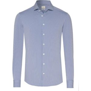 Traiano Milano, Heren, Overhemden, Blauw, Maat: 3XL