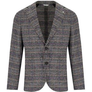 Manuel Ritz, Heren, Jassen, Veelkleurig, Maat: L Wol,