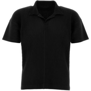 Issey Miyake, Heren, Tops, Zwart, Maat: M