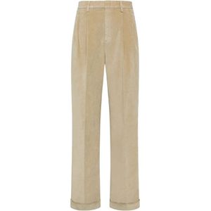 Peuterey, Dames, Broeken, Bruin, Maat: S