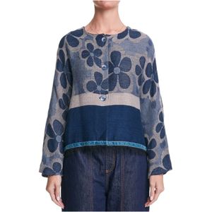 Alessia Santi, Dames, Jassen, Blauw, Maat: M