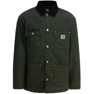 Carhartt Wip, Heren, Jassen, Groen, Maat: XL Katoen,