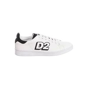 Dsquared2 Lage Sports Sneakers , White , Heren , Maat: 43 EU
