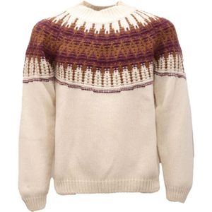 Daniele Fiesoli, Heren, Truien, Beige, Maat: M Wol,