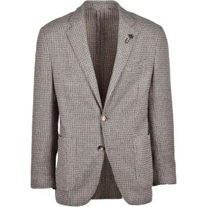 Lardini, Heren, Jassen, Bruin, Maat: L