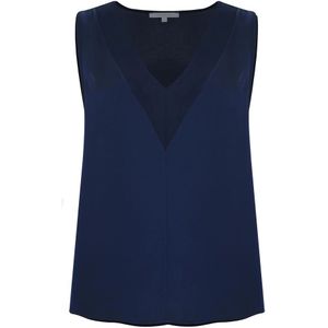 Kocca, Dames, Tops, Blauw, Maat: L Katoen,