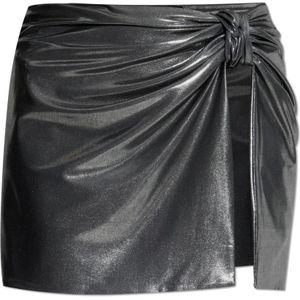 Misbhv, Dames, Rokken, Grijs, Maat: M Poliester,