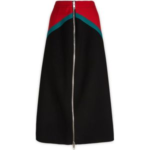 Gucci, Dames, Rokken, Veelkleurig, Maat: S Wol,