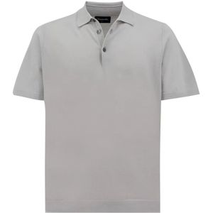 Drumohr, Heren, Tops, Grijs, Maat: 3XL Katoen,