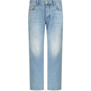 Armani Exchangevoor mannen. XM000072AF13087MB001 Jeans Pocket blauw (36), Casual, Katoen, Denim