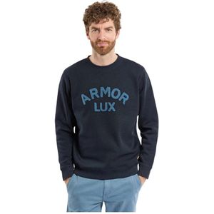 Armor-Lux, Heren, Sweatshirts & Hoodies, Blauw, Maat: L
