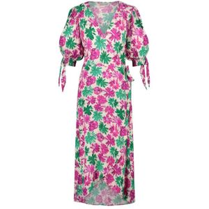 Fabienne Chapot - Bloemen Wrap Jurk - Veelkleurig - Dames - Midi Lengte
