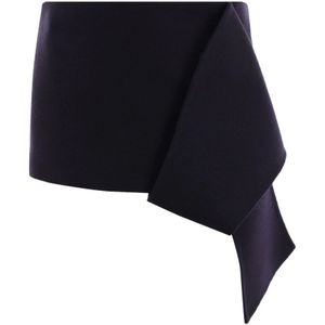 Prada Blauwe Rok Aw20, Cashmere Mix , Blue , Dames , Maat: S