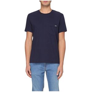 Fay, Heren, Tops, Blauw, Maat: XL