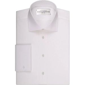 Ballantyne, Heren, Overhemden, Wit, Maat: 4XL Katoen,