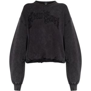 R13, Dames, Sweatshirts & Hoodies, Grijs, Maat: S