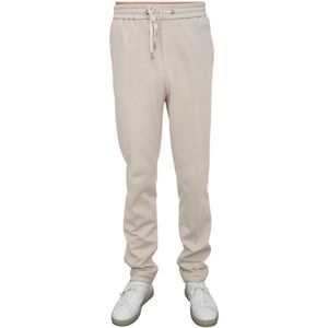 Peserico, Heren, Broeken, Grijs, Maat: L Katoen,