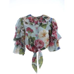 Dolce & Gabbana, Dames, Blouses & Shirts, Veelkleurig, Maat: XS