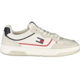 Tommy Hilfiger - Sneakers - Beige - Witte Leren Heren Sneaker