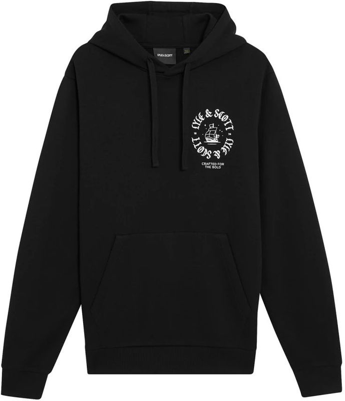 Lyle & Scott, Heren, Sweatshirts & Hoodies, Zwart, Maat: XS
