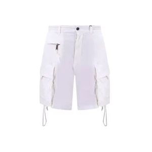 Dsquared2 Comfortabele katoenen bermuda shorts , White , Heren , Maat: XS