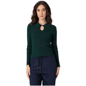 Kocca, Dames, Truien, Groen, Maat: M Leer,