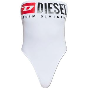 Diesel, Dames, Badkleding, Wit, Maat: L Denim,