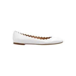 Chloé Lauren ballerina`s , White , Dames , Maat: 37 1/2 EU