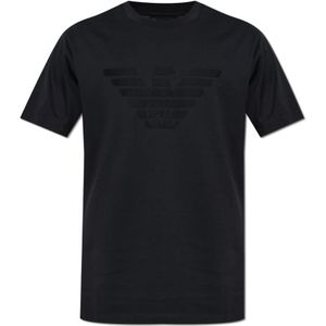 Emporio Armani - Logo T-Shirt - Zwart - Katoen