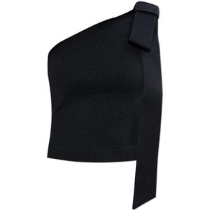 Cult Gaia, Dames, Tops, Zwart, Maat: L Nylon,