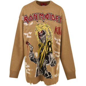 Aniye By, Dames, Truien, Bruin, Maat: S Wol,