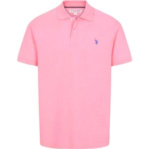 U.s. Polo Assn., Heren, Tops, Roze, Maat: 2XL Katoen,