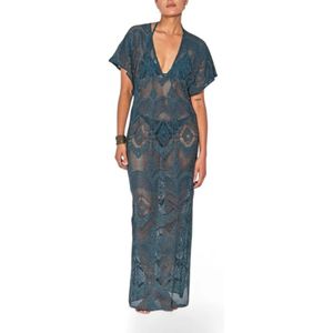 Beliza, Dames, Jurken, Blauw, Maat: L Polyamide,