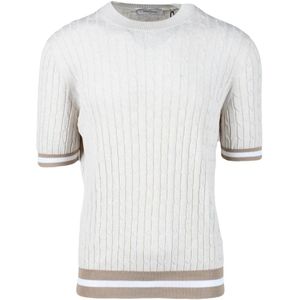 Gran Sasso, Heren, Truien, Beige, Maat: XL Katoen,