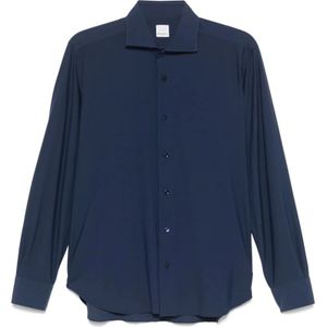 Barba, Heren, Overhemden, Blauw, Maat: 4XL